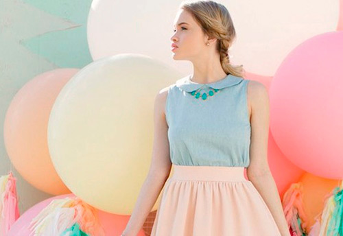 Pastel shades - fashion trend spring-summer 2024