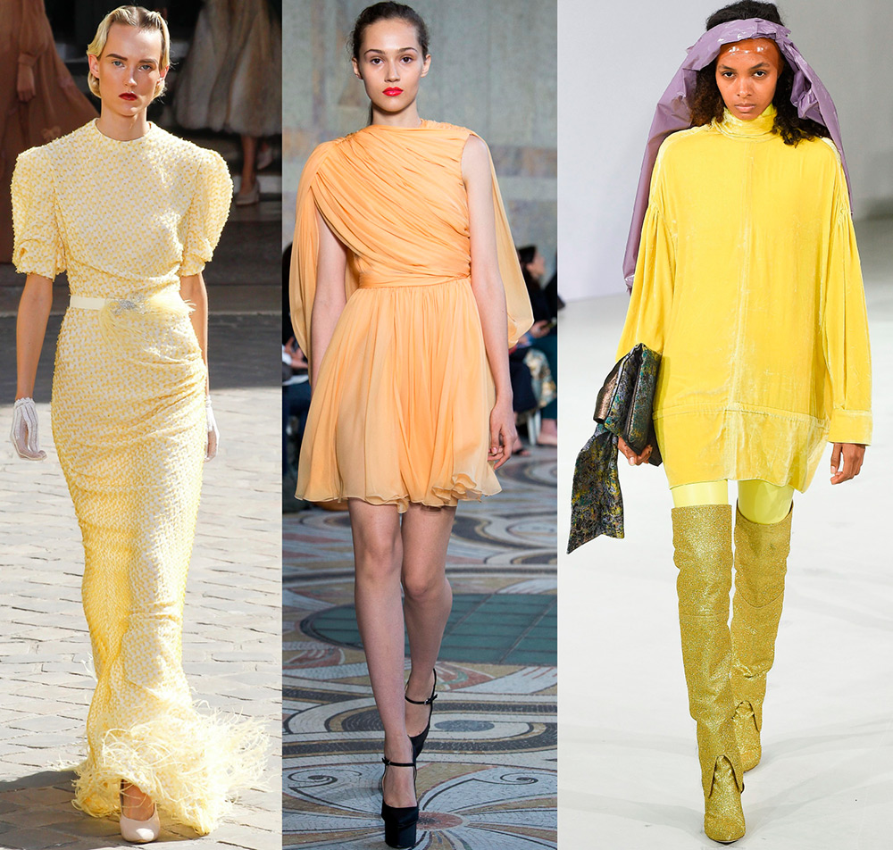 Yellow dress for New Year 2024