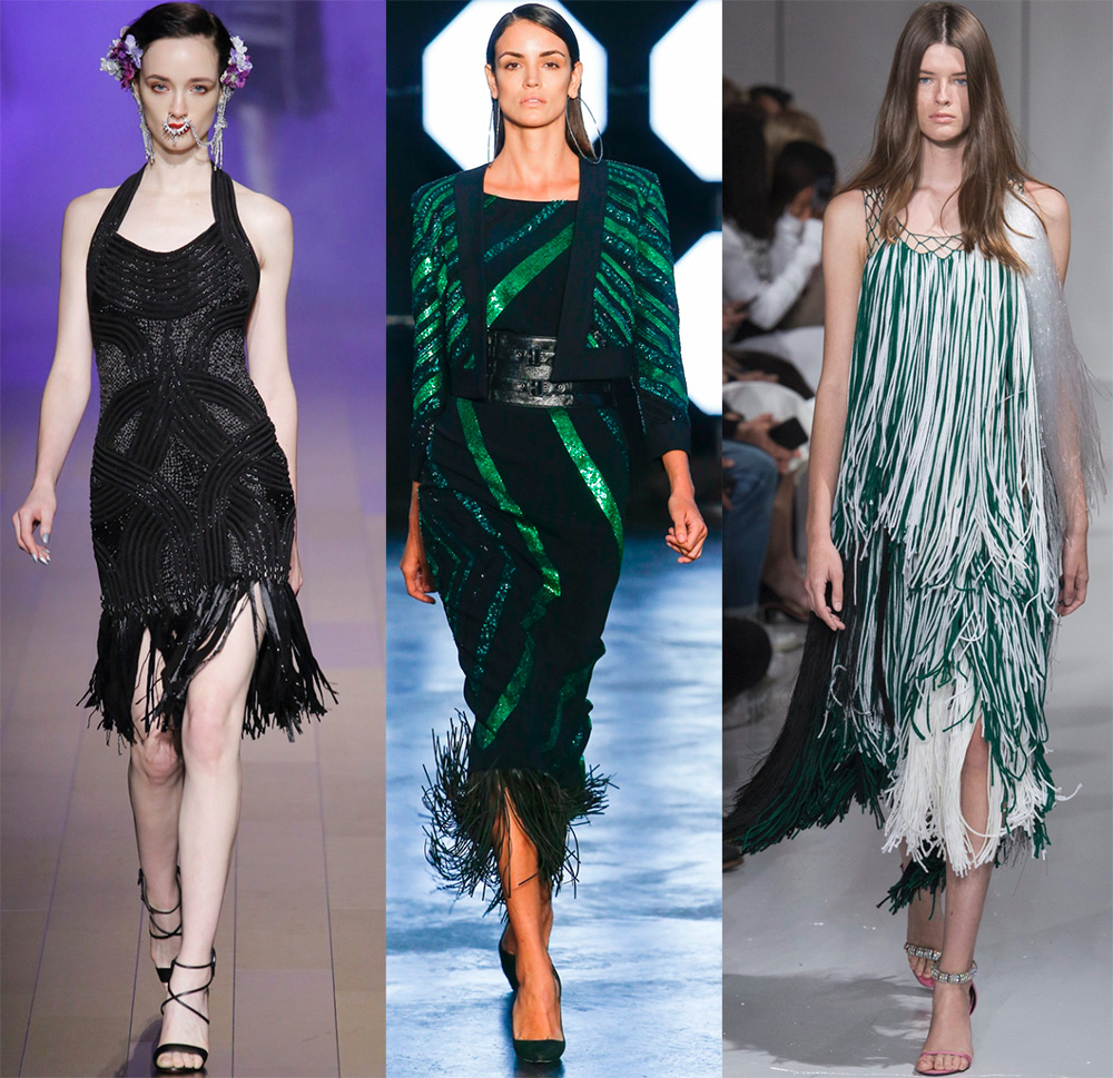 Fringed dresses