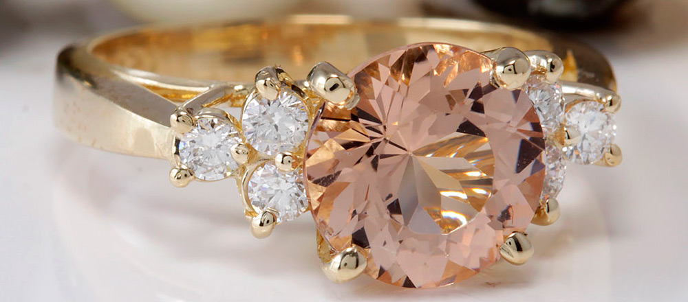 Morganite ring