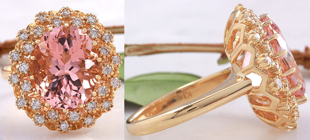 Morganite ring