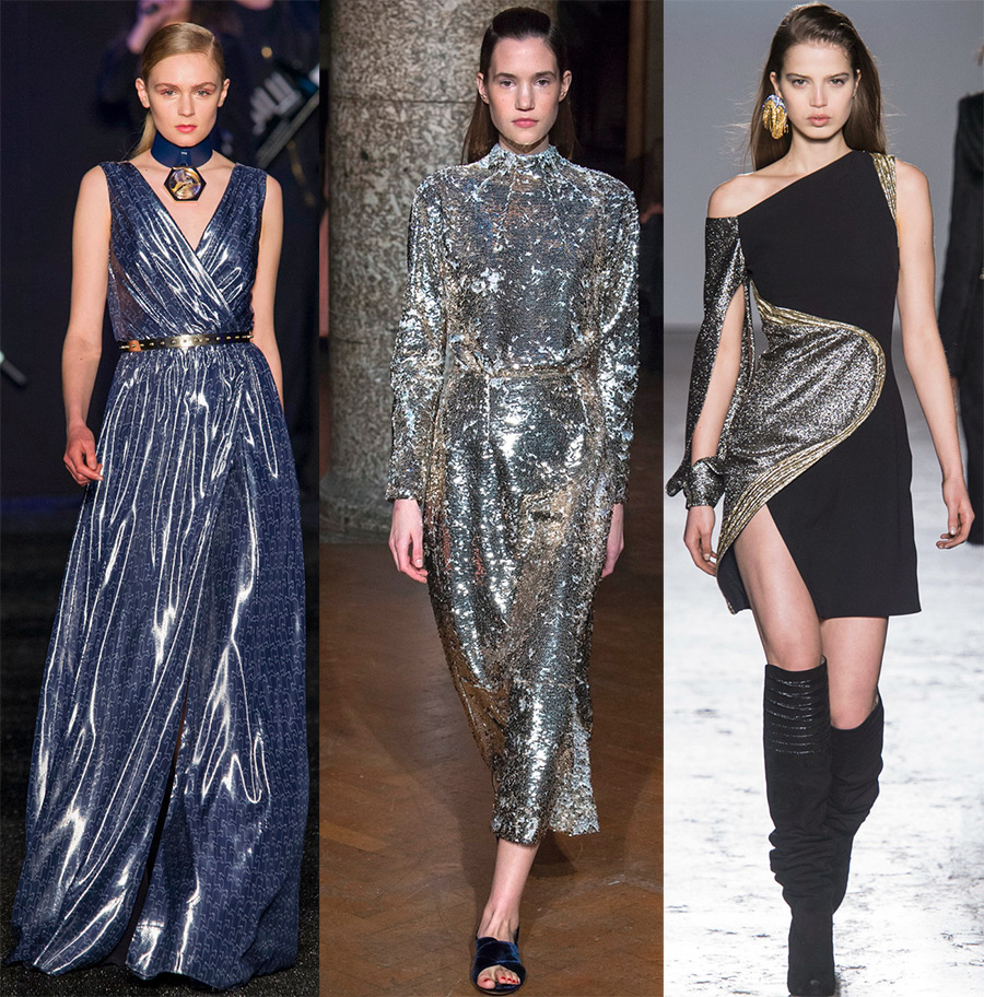 The most beautiful shiny dresses