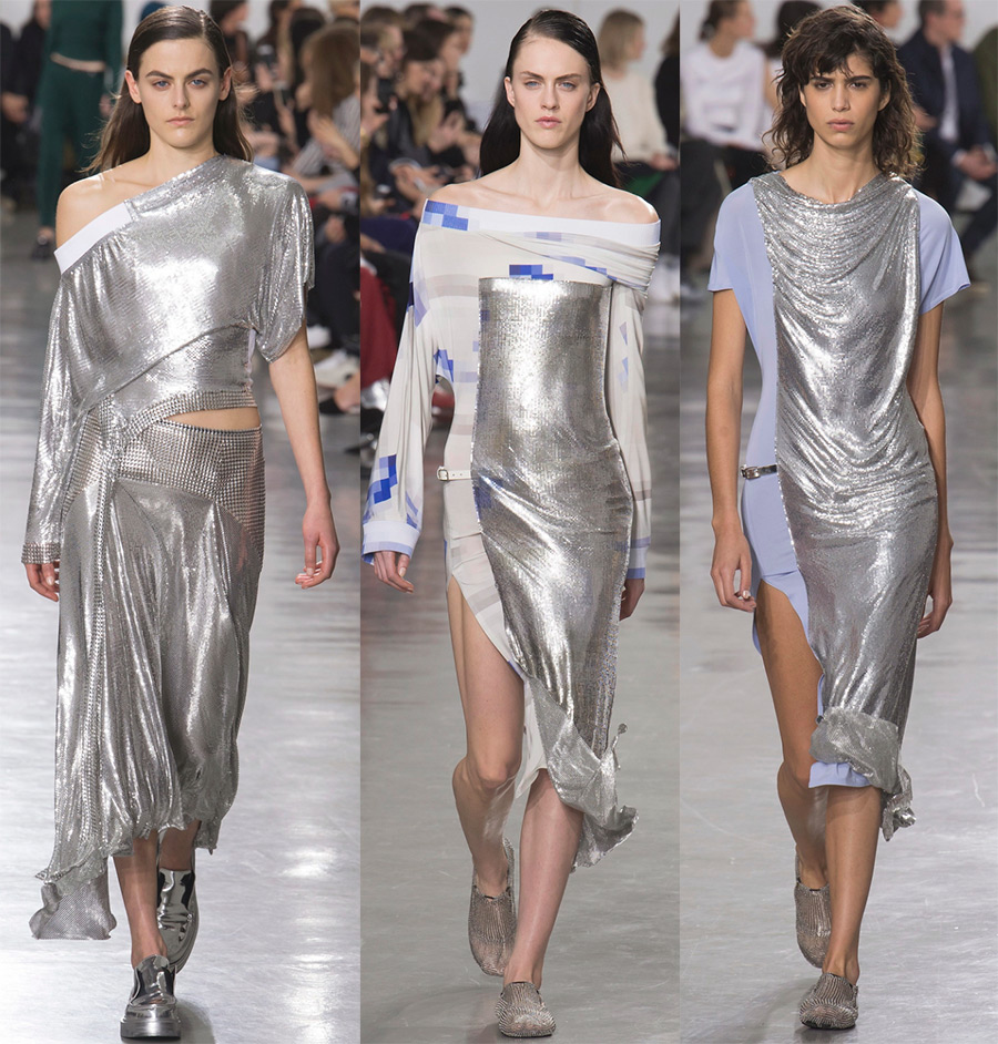 Shiny Paco Rabanne Dresses 2024