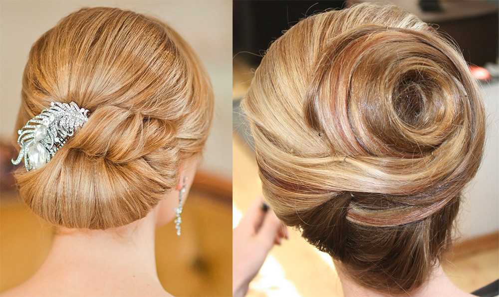 Hairstyles for the celebration