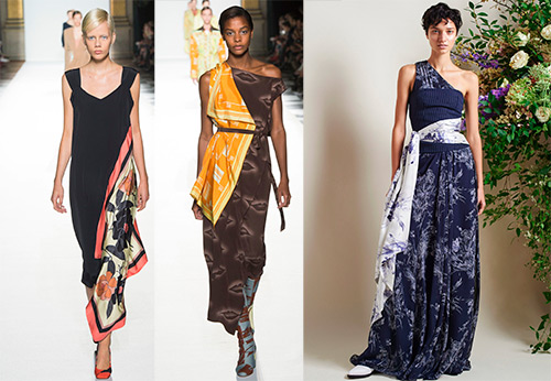 Scarf dresses for spring and summer 2024