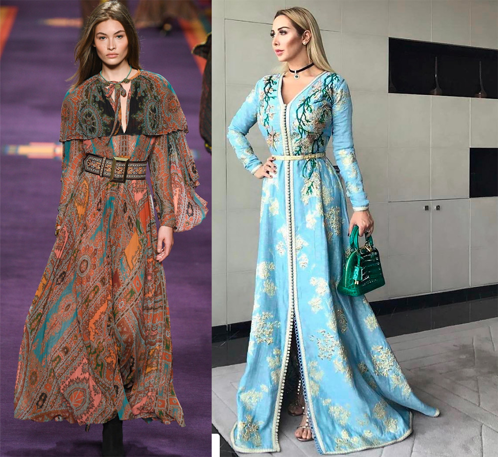 Long dress kaftan