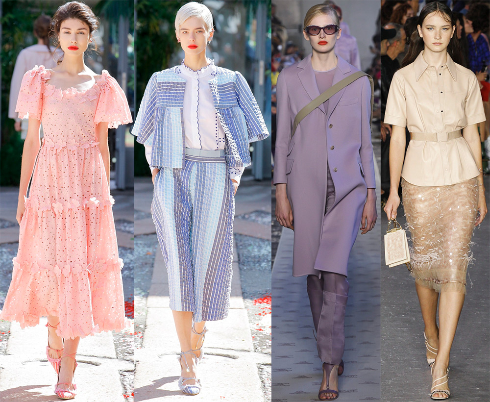 Pastel colors in fashion