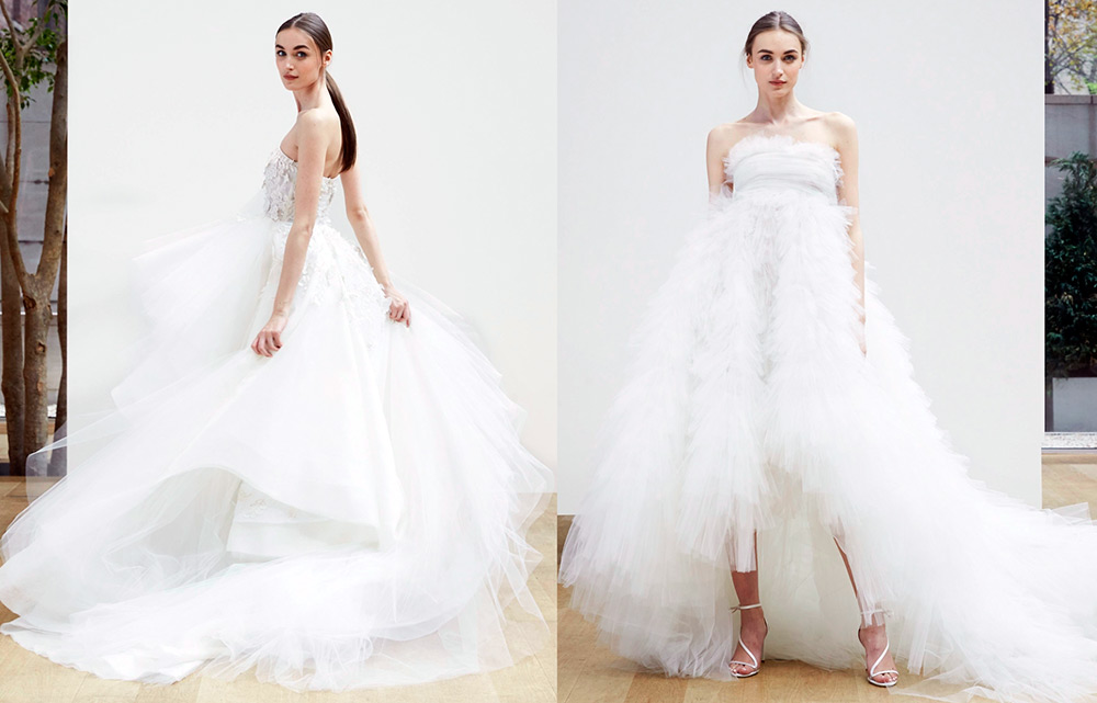 Puffy ball gowns