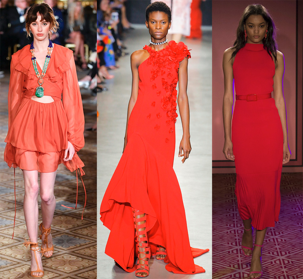 Red dresses for spring and summer