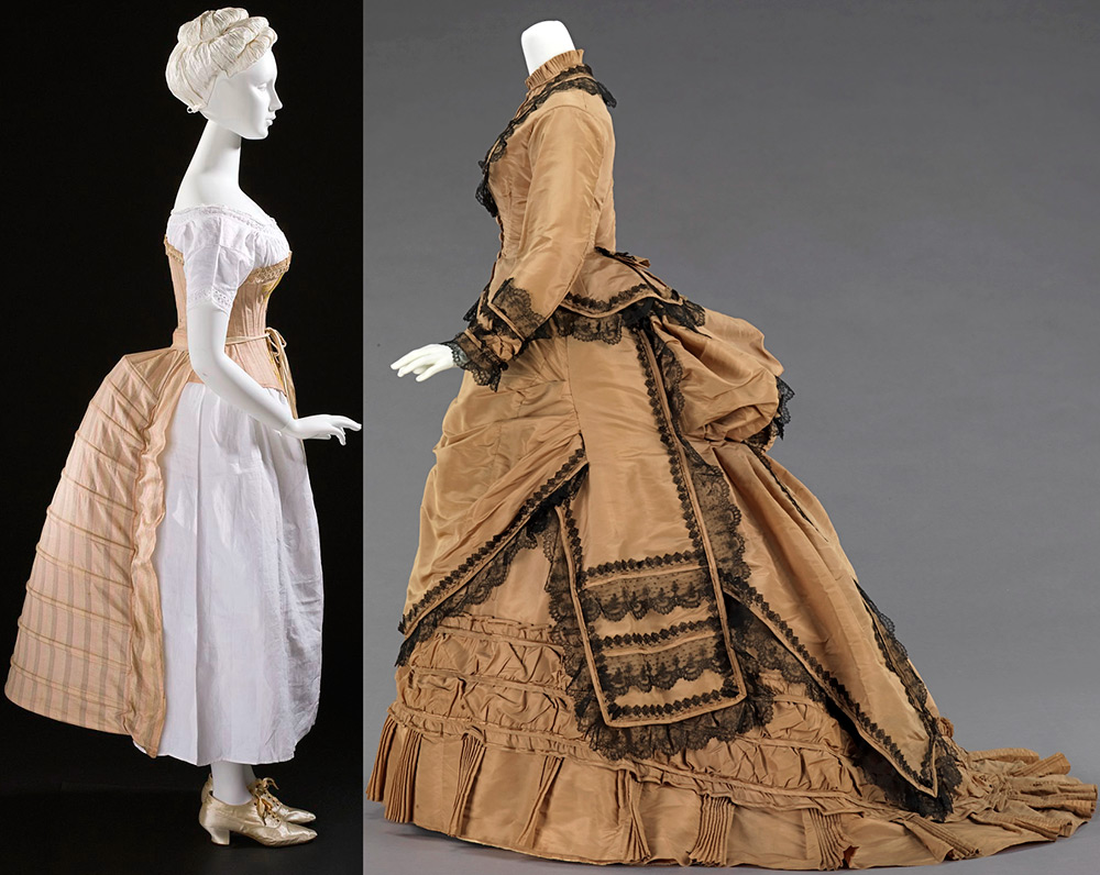 1870 dresses - bustle