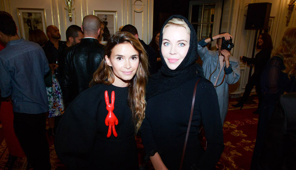 Ulyana Sergeenko and Miroslava Duma