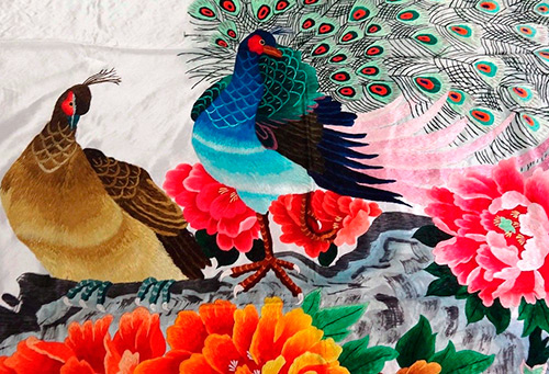 Chinese embroidery - the art of silk embroidery on silk