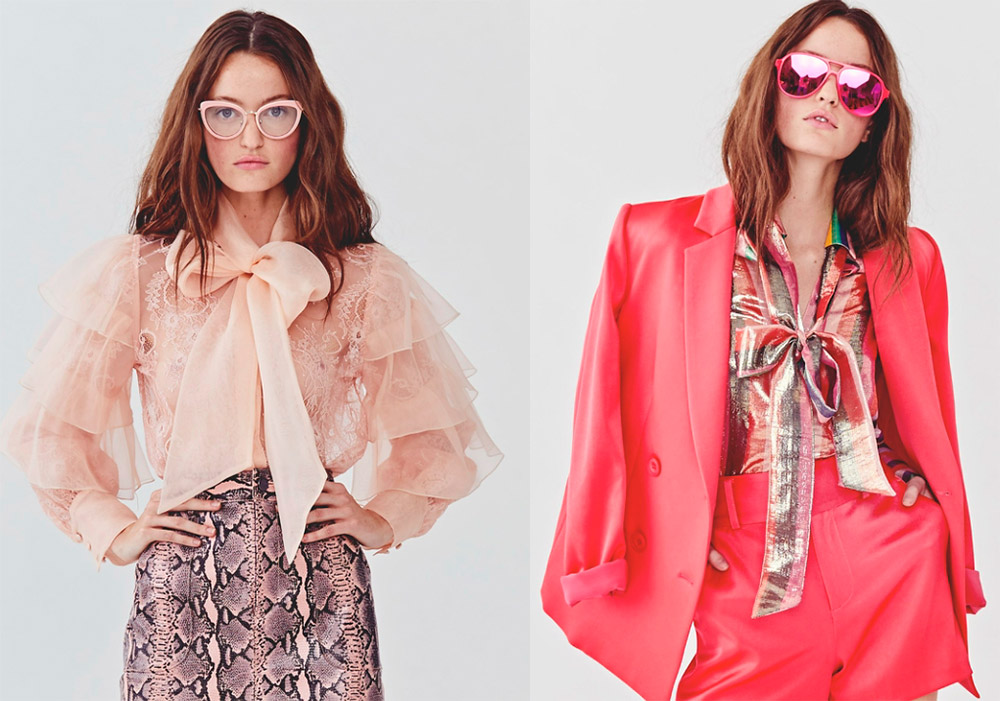 Blouses with bows spring-summer 2024