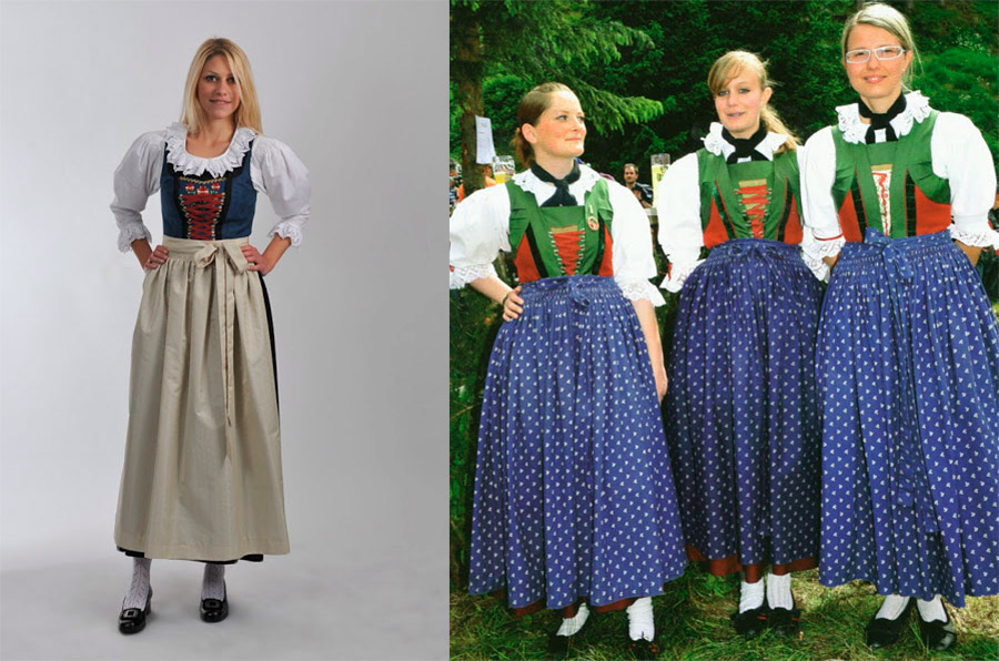 Women's Tyrolean costume