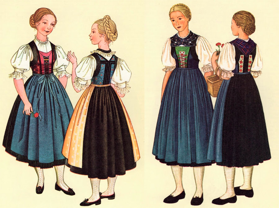 Women's Tyrolean costume