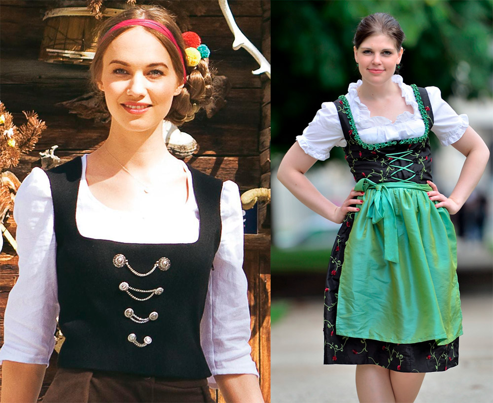 Tyrolean national costume - women and men