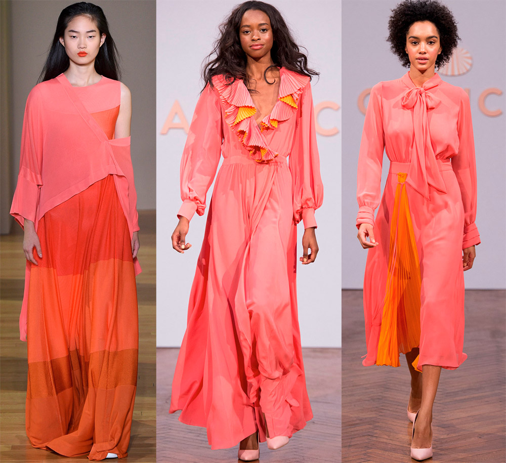 21 coral dresses from the new 2024 collections