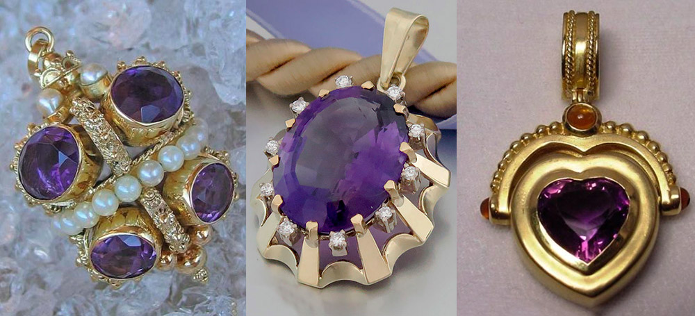 purple jewelry