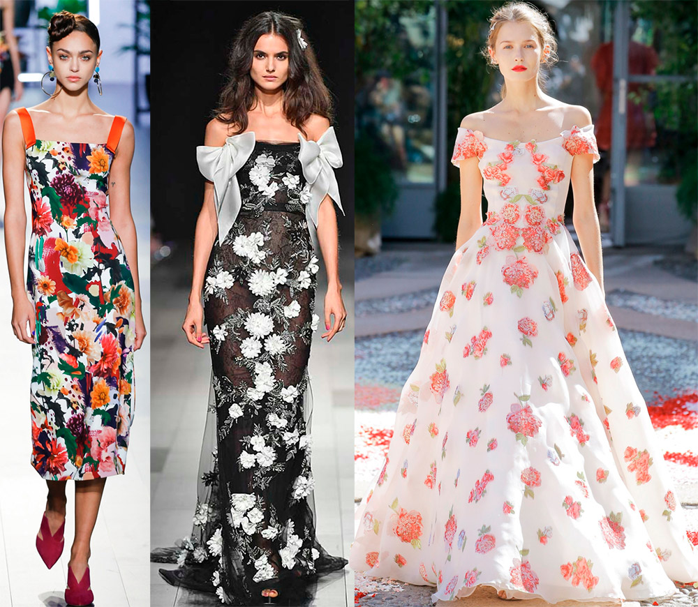 Floral Evening Dresses