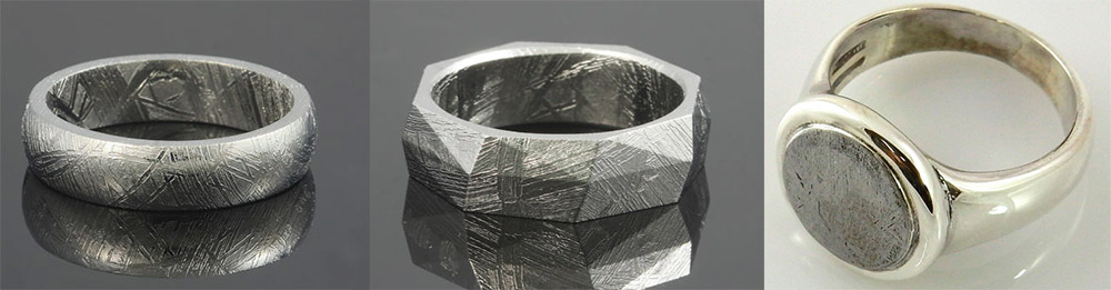 Meteorite rings