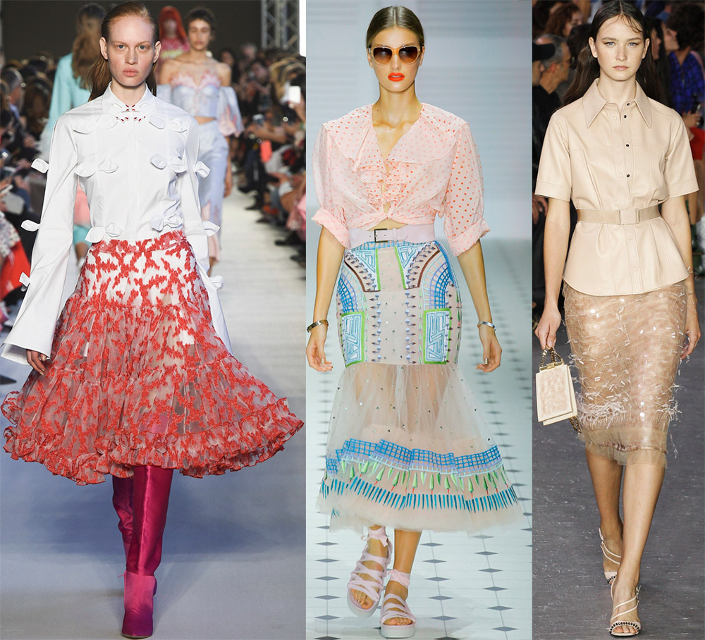 Transparent summer skirts 2024