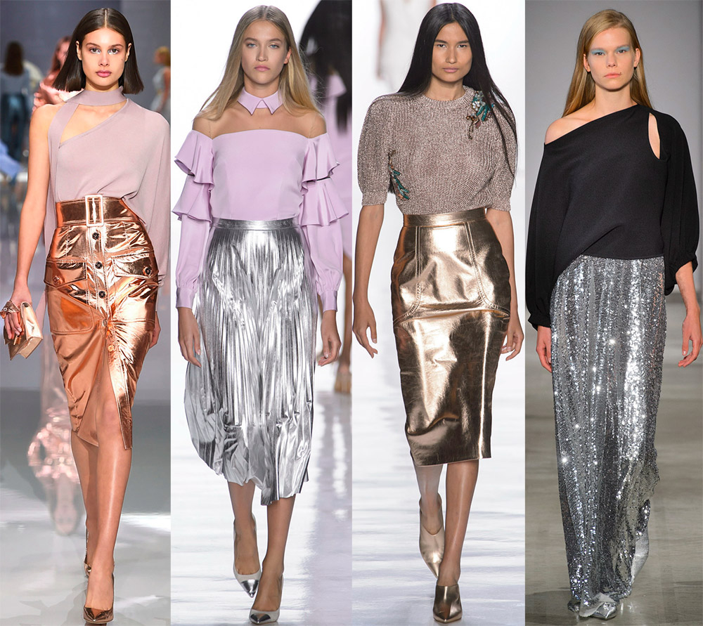 2018 shiny skirts