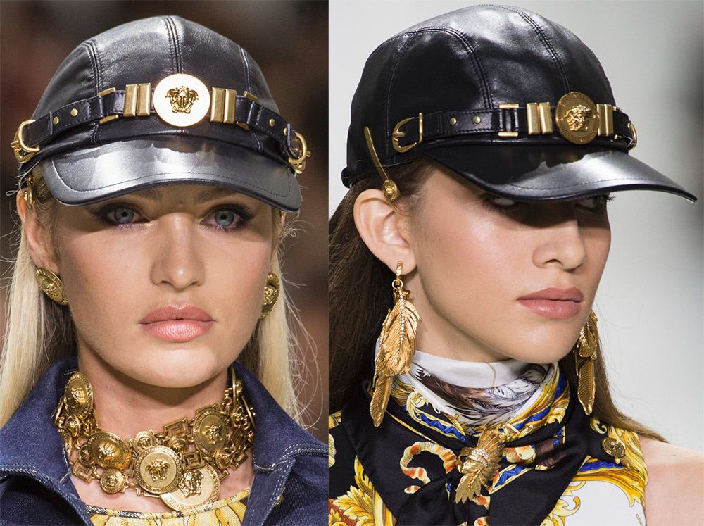 Baseball caps Versace