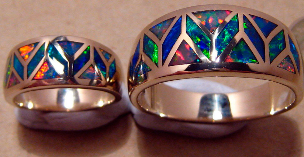 Opal rings