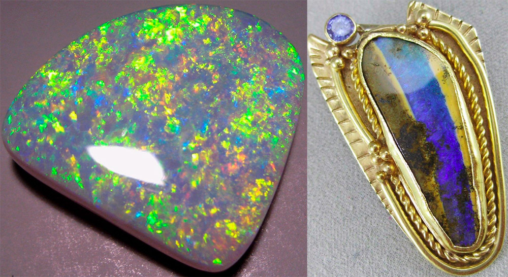 Opal stone from Australia