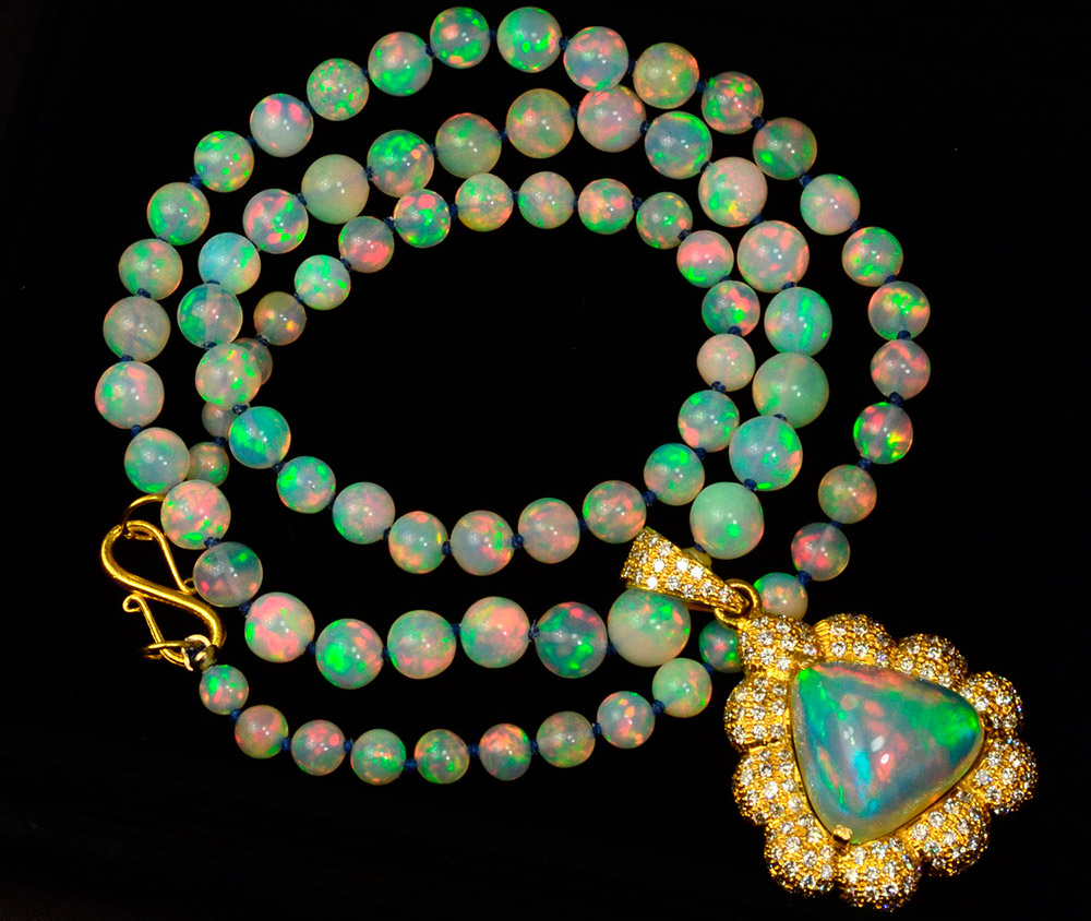 Opal necklace