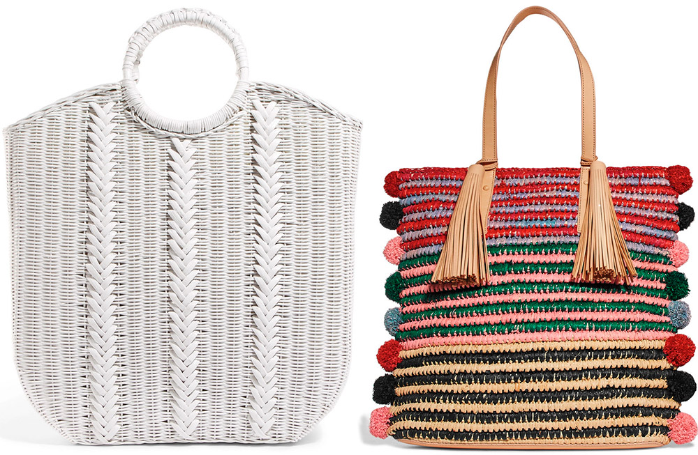 20 straw bags for office and beach looks