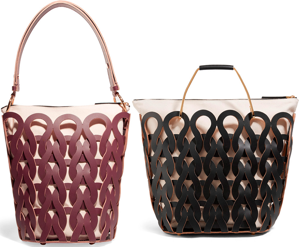 Women's bags with perforation 2024