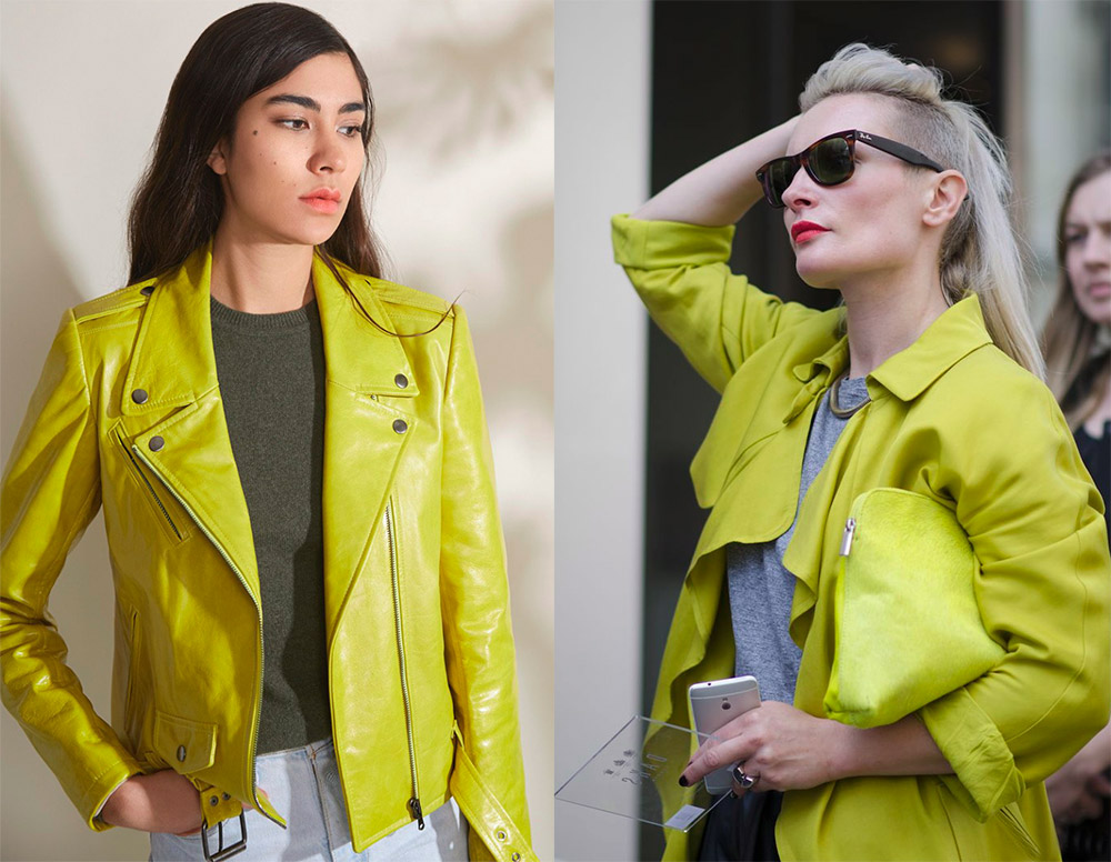 Chartreuse color - fashionable looks