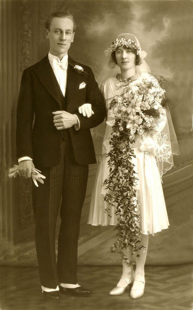 1920s wedding photo