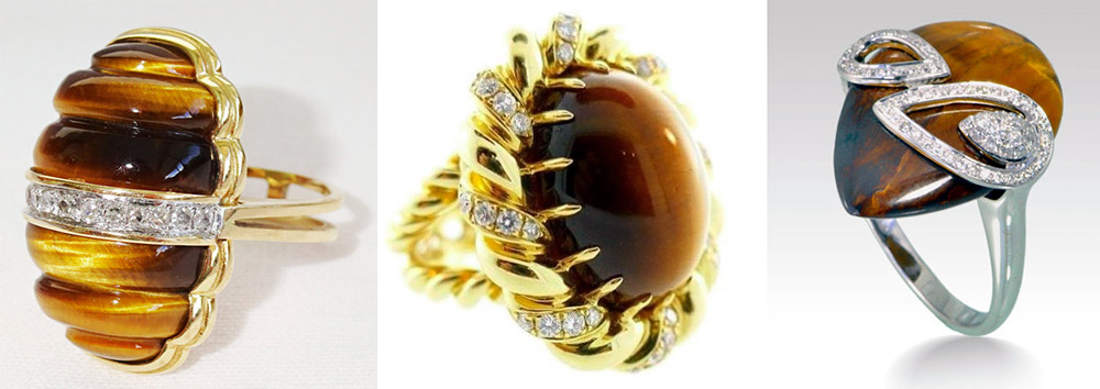 Tiger Eye Rings