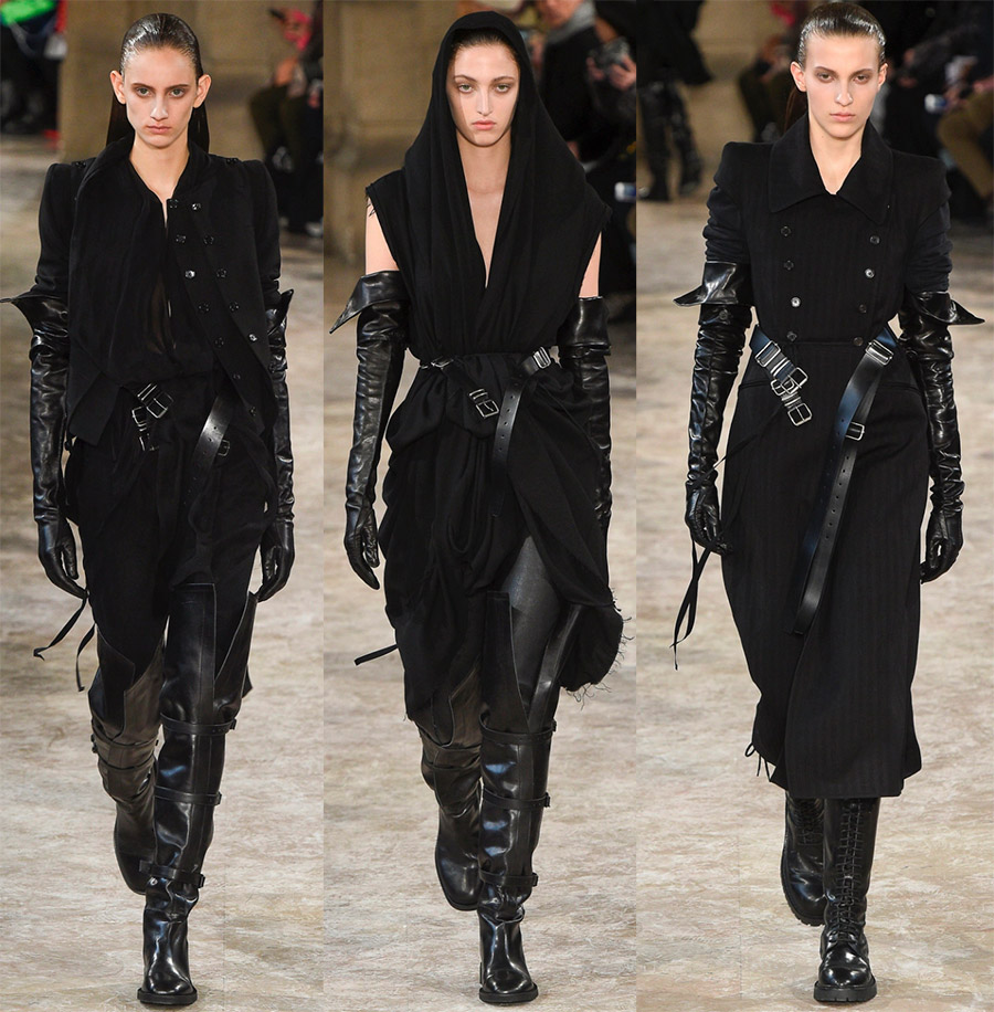 Luxurious gothic and punk 2024-2025 by Ann Demeulemeester