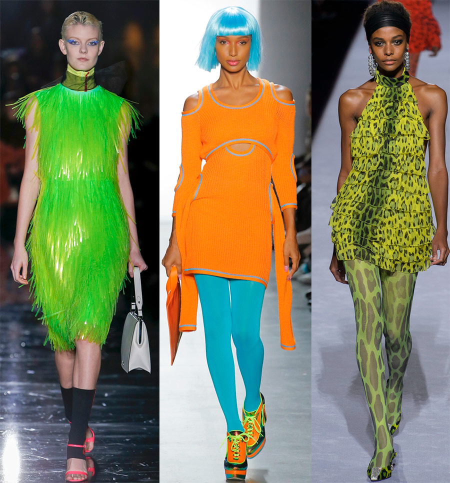 Neon dresses 2024-2025