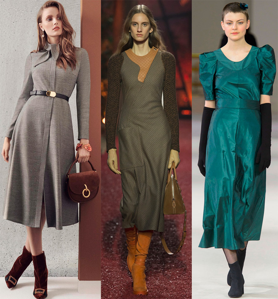 Cold season dresses