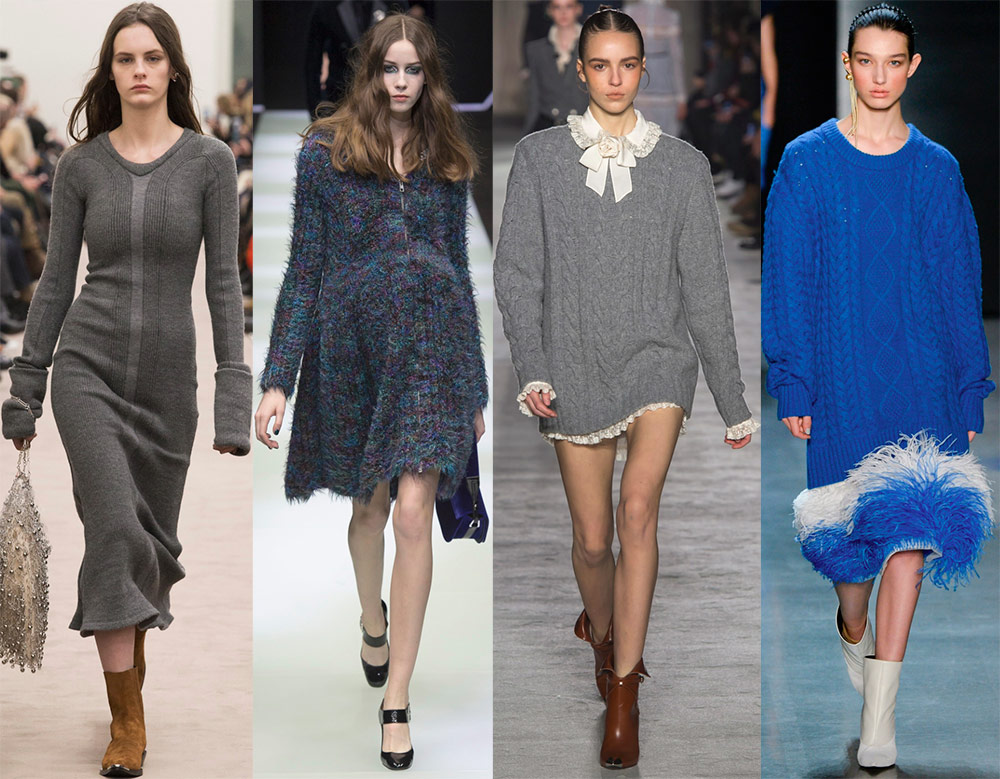 Knitted jersey dresses