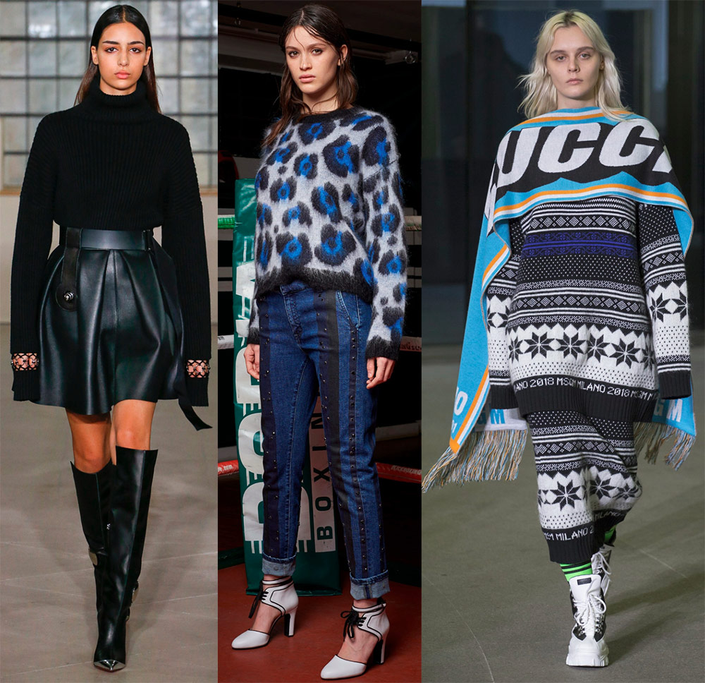 Fashionable knitwear autumn-winter