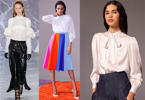 46 blouses for fall and winter 2024-2025 from fashion brands