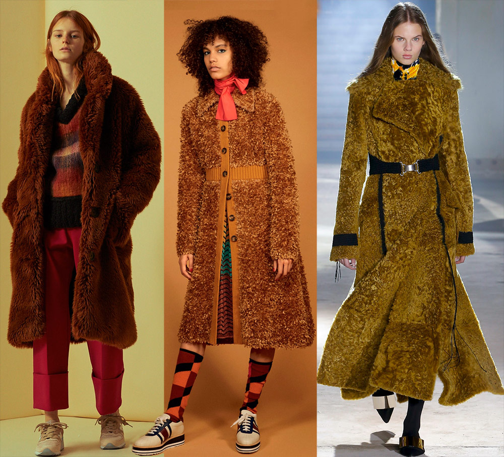 Plush fur coats 2024-2025