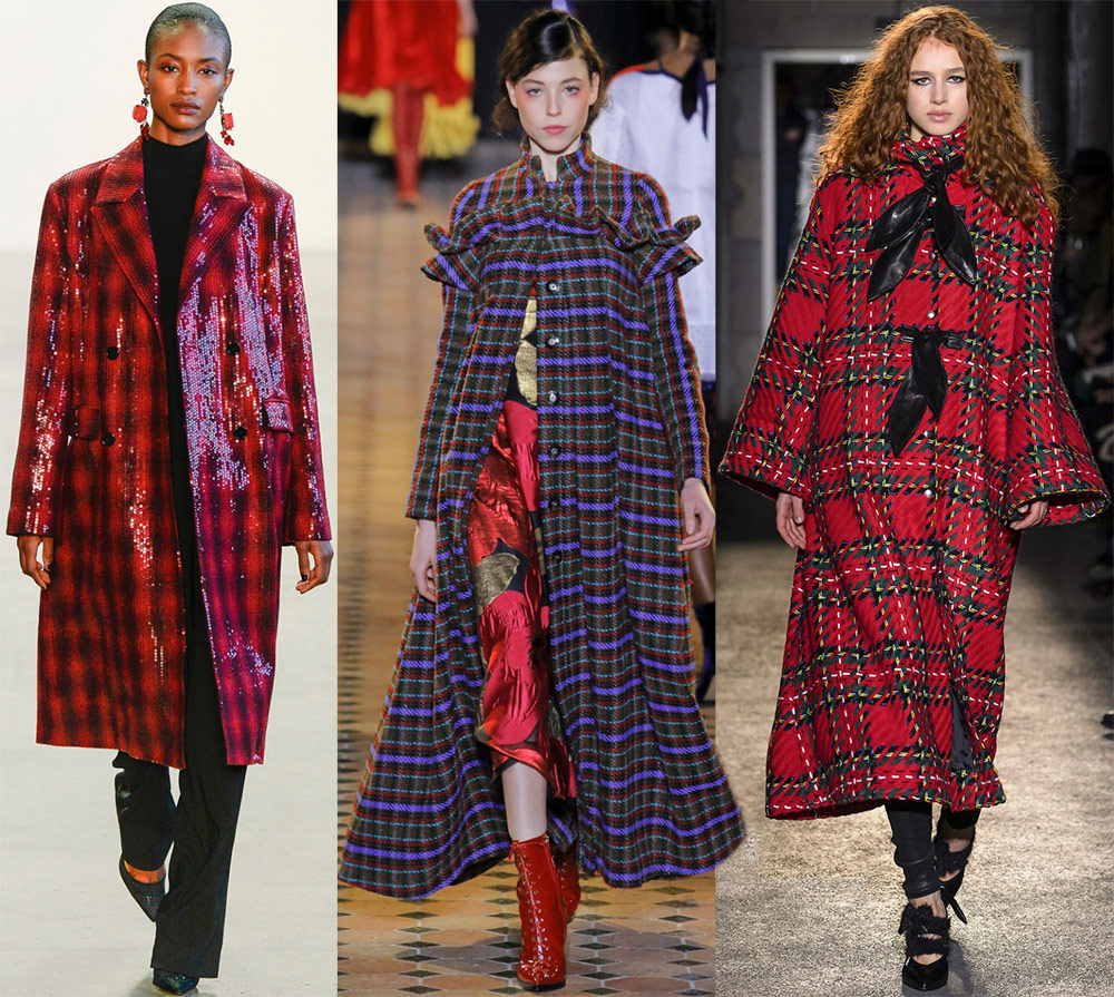 Beautiful plaid coats