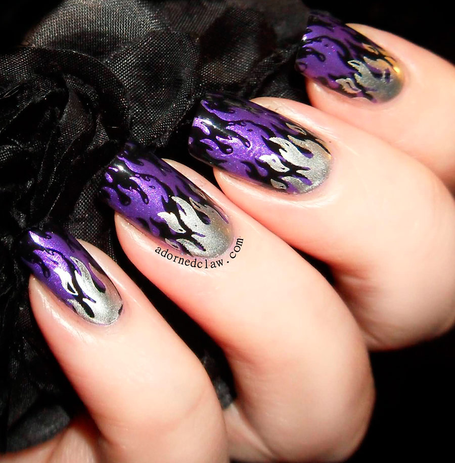 Purple manicure ideas