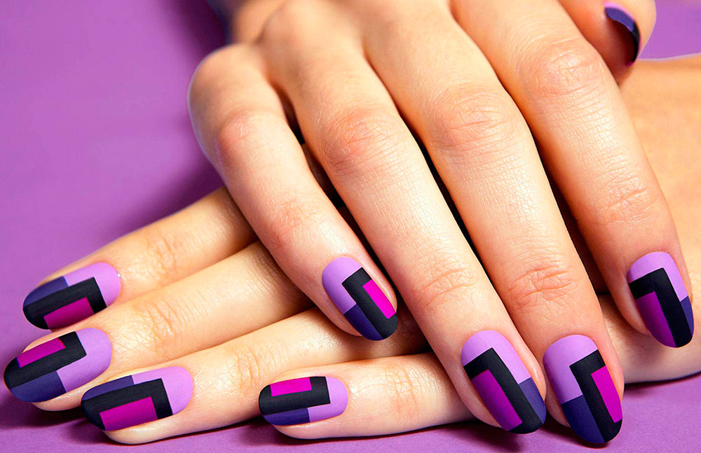 Purple manicure ideas