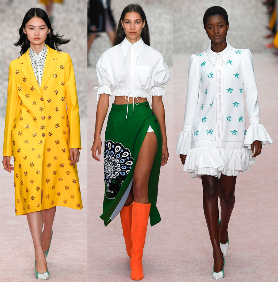 Women's clothing spring-summer 2024 from Carolina Herrera