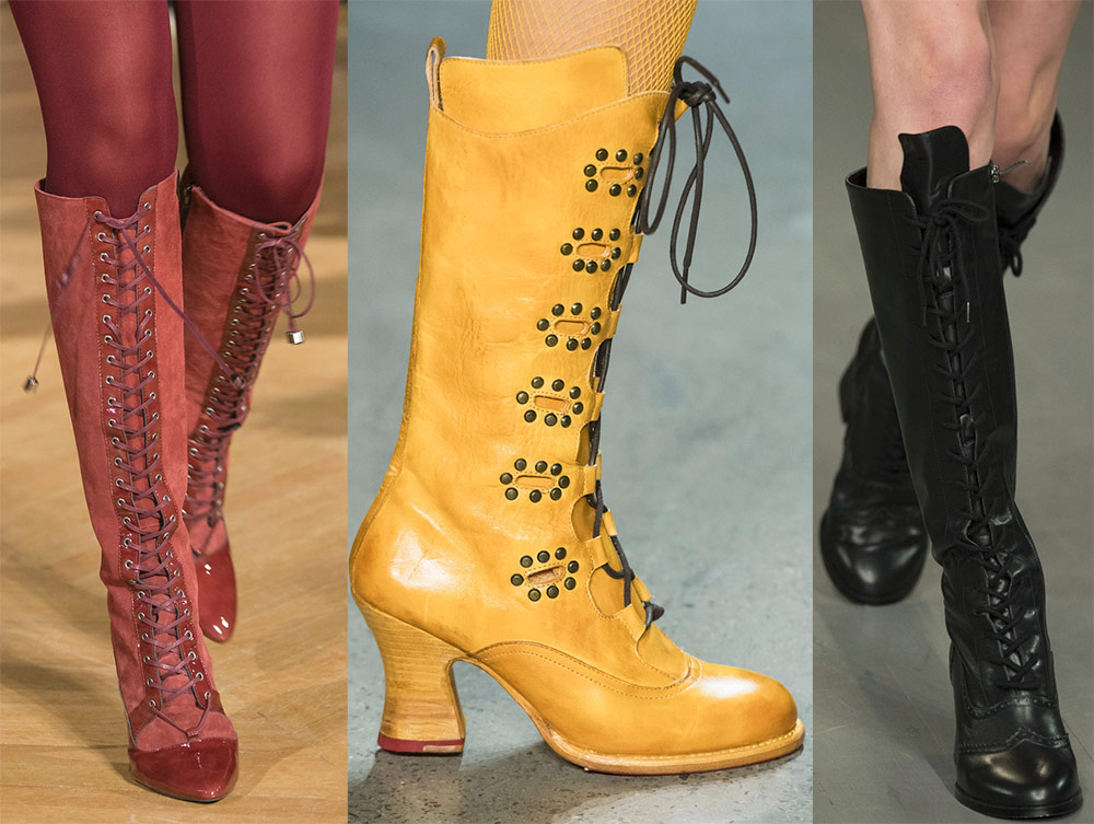 Lace-up boots