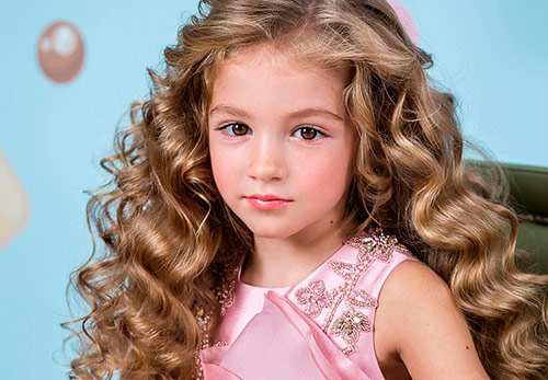 Little princess and model Taisiya Dutova