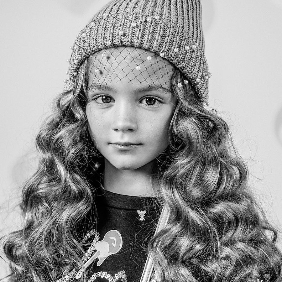 Little princess and model Taisiya Dutova