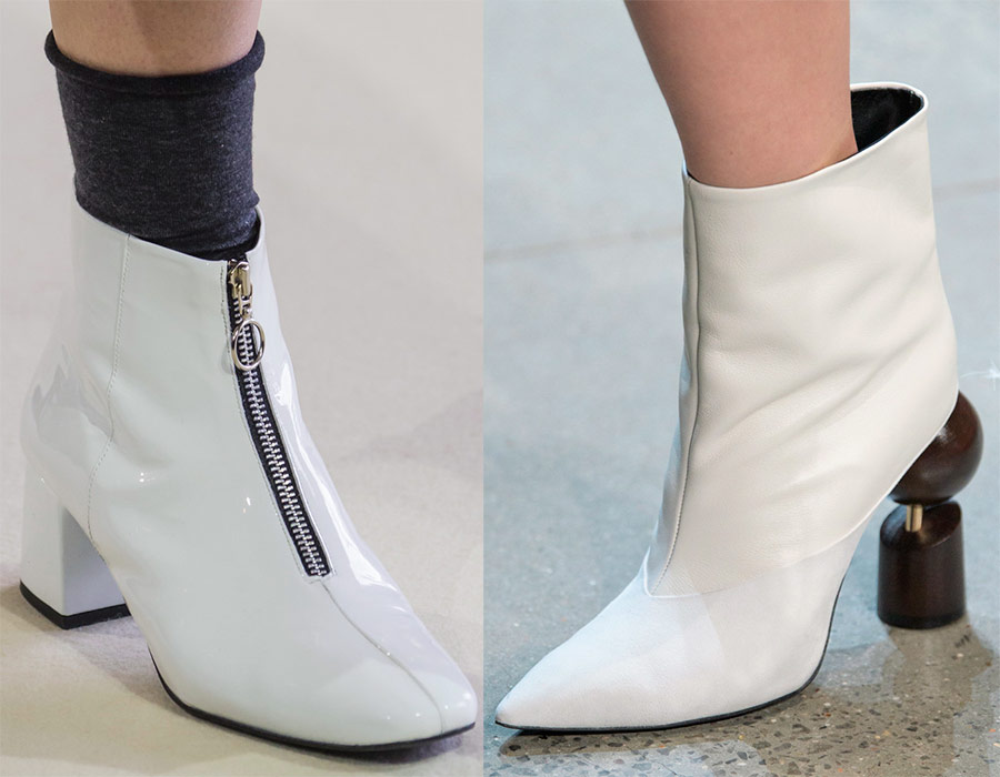 White ankle boots 2024-2025